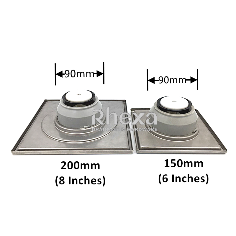 Stainless Steel Floor Drain Sizes
