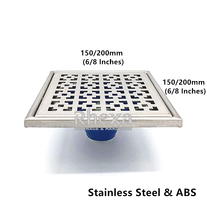 Stainless Steel Floor Drain Size