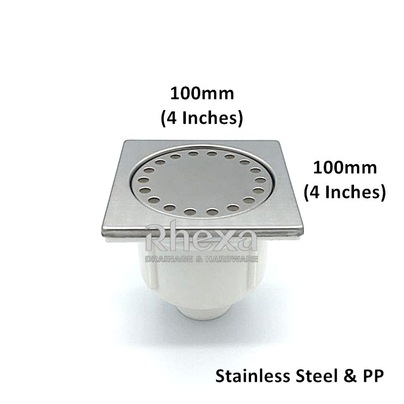 Plastic PP Floor Drain Sizes