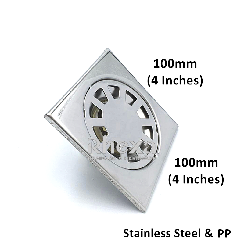 Stainless Steel Floor Drain Size