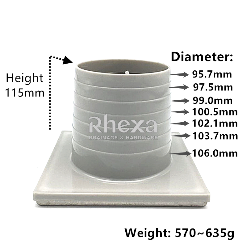 Stainless Steel Floor Drain Dimension