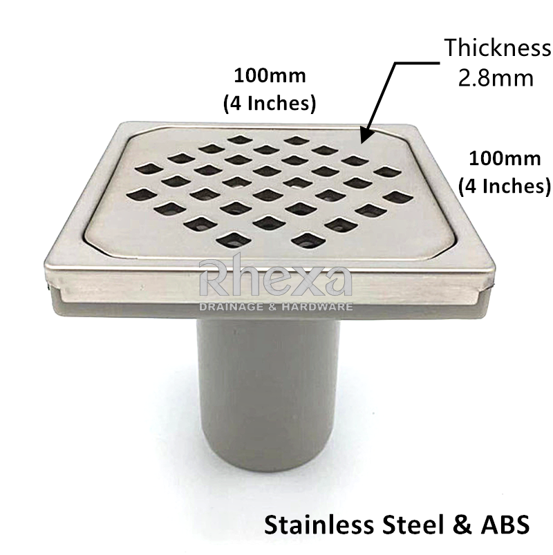 Stainless Steel Floor Drain Sizes