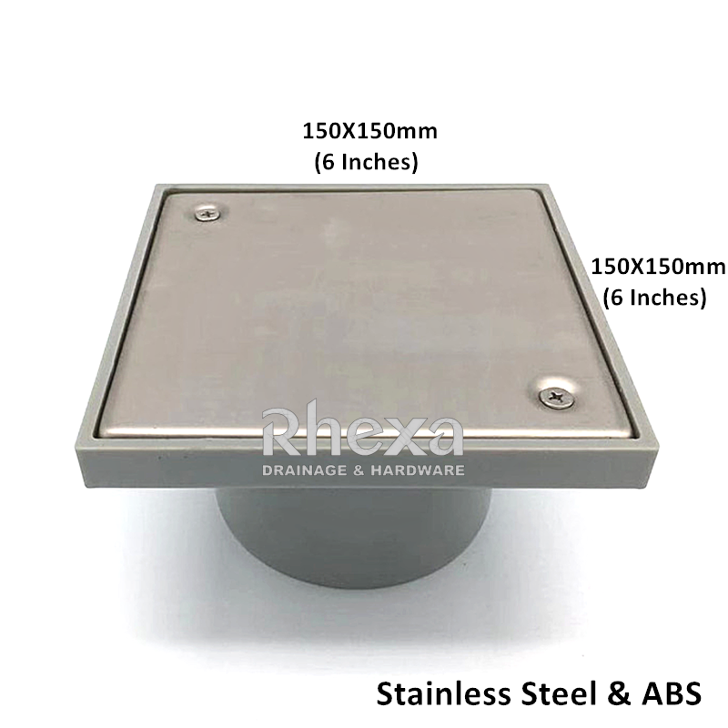 Stainless Steel Floor Drain with Screws