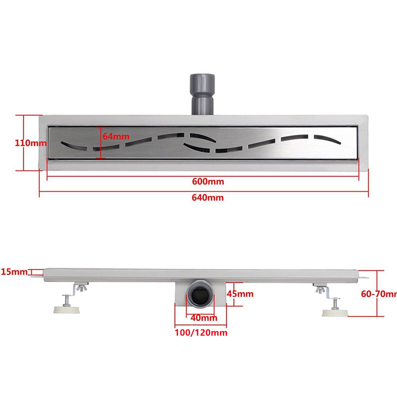 Stainless Steel Linear Floor Drain