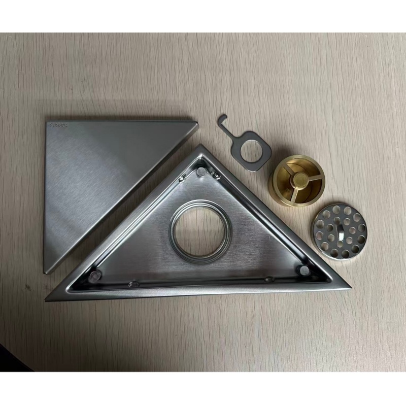 Stainless Steel Triangular Floor Drain - FT06-FD256 (RX-RJ) - Image 3