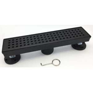 Stainless Steel Black Linear Floor Drain – FT07-FD325-B