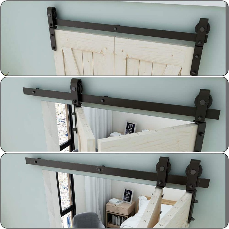 Sliding Barn Door Hardware Kit - FT03 - BD004 - Image 7