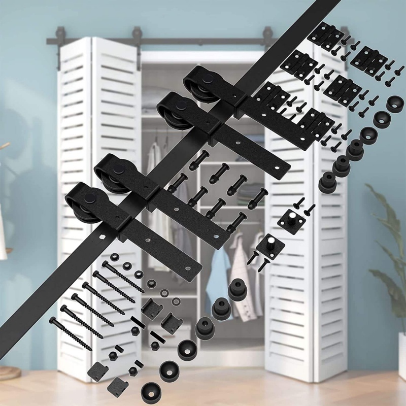Sliding Barn Door Hardware Kit - FT03 - BD005 - Image 8
