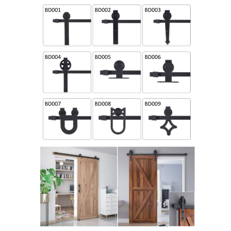 Sliding Barn Door Hardware Kit - FT03 - BD005 - Image 2